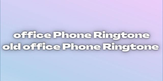 iphone old phone ringtone