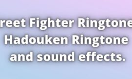 Street Fighter Ringtone. Hadouken Ringtone and sounds effects for iPhone and android smartphone.