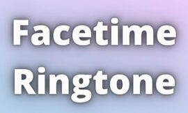 Facetime Ringtone Download