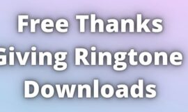 Top Free Thanksgiving Ringtone Downloads