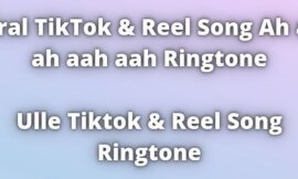Viral TikTok Song Ah ah ah aah aah Ringtone