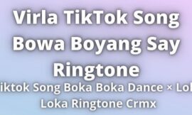 Bowa Boyang Say Ringtone Download