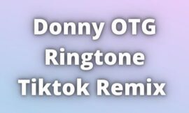 Donny OTG Ringtone Download
