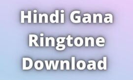 Gana Ringtone Download