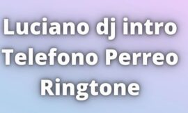 Luciano dj intro Telefono Perreo Ringtone