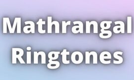 Mathrangal Ringtones Download