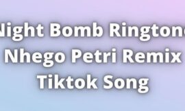 Night Bomb Ringtone Nhego Petri Remix