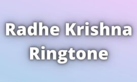 Radhe Krishna Ringtone