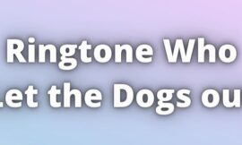 Ringtone Who Let the Dogs out Download