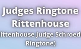 Judges Ringtone Rittenhouse Download