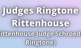 Judges Ringtone Rittenhouse Download