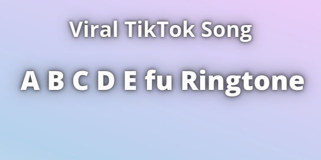 Read more about the article Abcdefu Ringtone Download