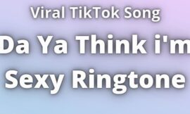 Da Ya Think i am Sexy Ringtone Download