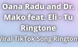 Oana Radu and Dr. Mako feat. Eli – Tu Ringtone