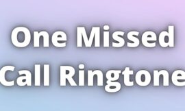 One Missed Call Ringtone Download
