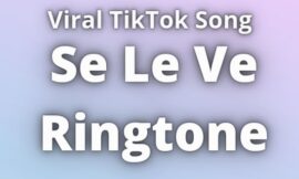 Se Le Ve Ringtone Download
