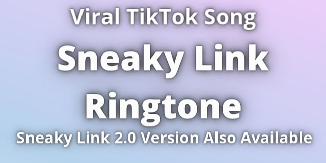 You are currently viewing Sneaky Link Ringtone Download