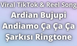 Ardian Bujupi Andiamo Ça Ça Ça Şarkısı Ringtone