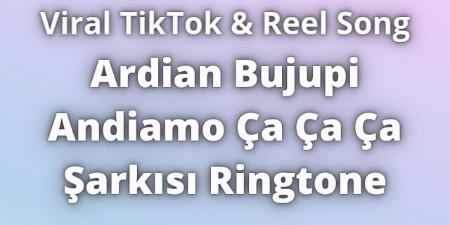 Read more about the article Ardian Bujupi Andiamo Ça Ça Ça Şarkısı Ringtone
