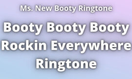 Booty Booty Booty Rockin Everywhere Ringtone