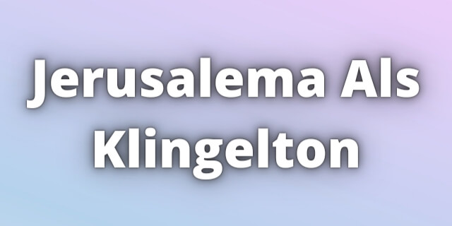 Read more about the article Jerusalema Als Klingelton Herunterladen