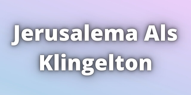 You are currently viewing Jerusalema Als Klingelton Herunterladen