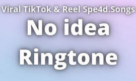 No idea Ringtone Download