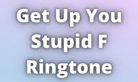 Get Up You Stupid F Ringtone Download