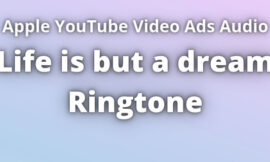 Life is but a dream Ringtone Download