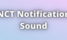 NCT Notification Sound Ringtone Download