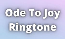 Ode To Joy Ringtone Download