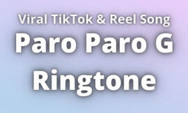 Paro Paro G Ringtone Download