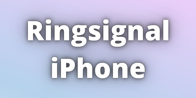 You are currently viewing Ringsignal iPhone Ladda Ner