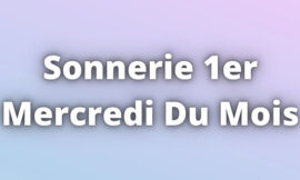 Sonnerie 1er Mercredi Du Mois