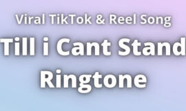 Till i Cant Stand Ringtone Download
