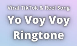 Yo Voy Ringtone Download