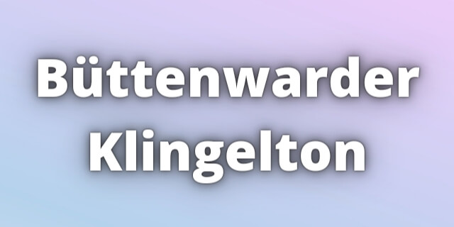 Read more about the article Büttenwarder Klingelton Download