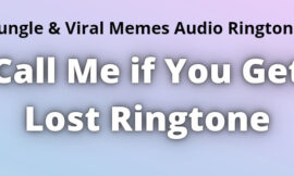 Call Me if You Get Lost Ringtone Download