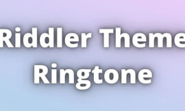 Riddler Theme Ringtone Download
