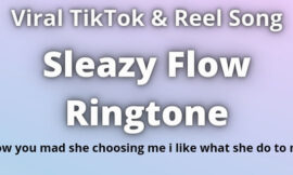 Sleazy Flow Ringtone Download