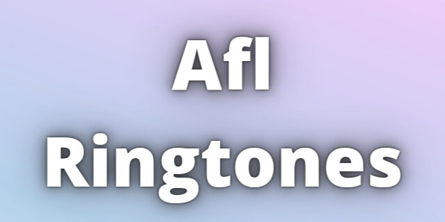 You are currently viewing Afl Ringtones Download
