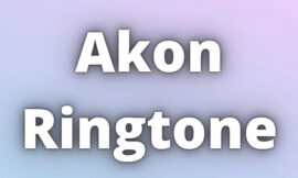 Akon Ringtone Download