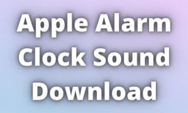 Apple Alarm Clock Sound Download