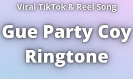 Gue Party Coy Ringtone Download