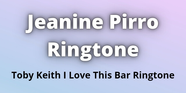 Read more about the article Jeanine Pirro Ringtone Download