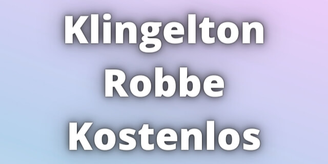 You are currently viewing Klingelton Robbe Kostenlos