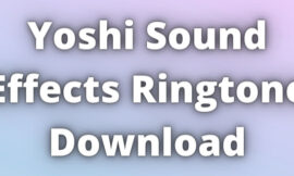 Yoshi Sound Effects Ringtone Download