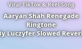 Aaryan Shah Renegade Ringtone Download