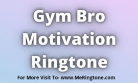 Gym Bro Motivation Ringtone Download