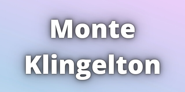 You are currently viewing Monte Klingelton Download